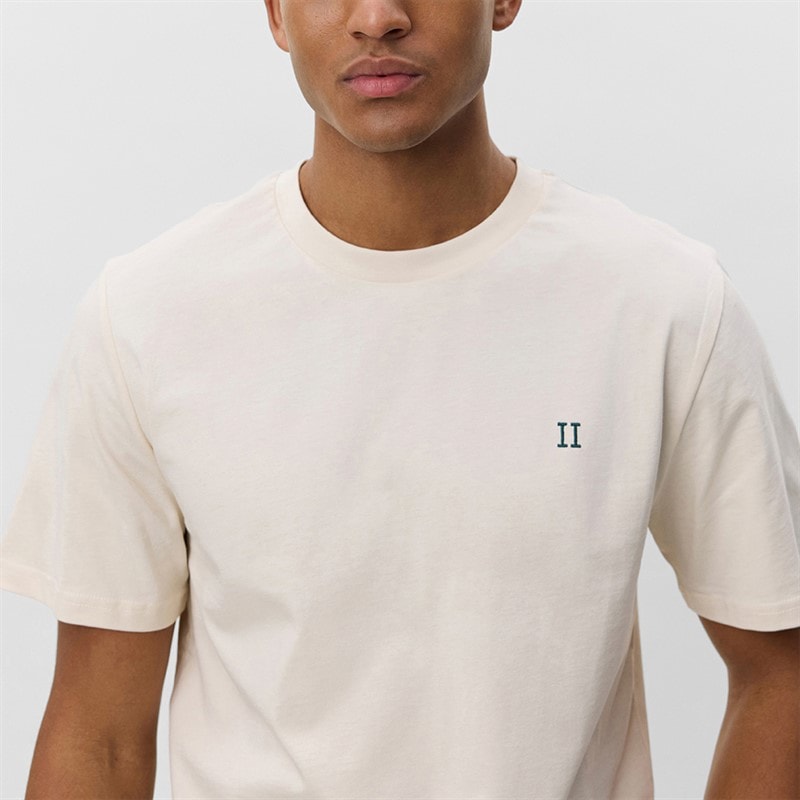 Les Deux Herre Core Kontrast T-shirt Ivory - Billede 4