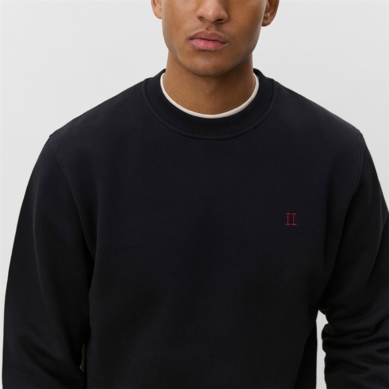 Les Deux Herre Core Kontrast Sweatshirt Sort - Billede 3