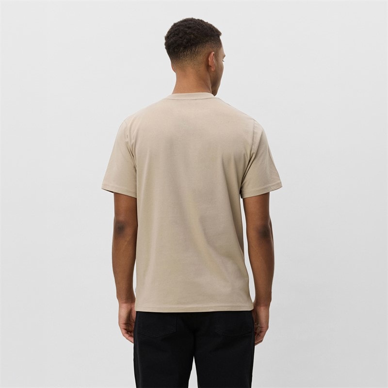 Les Deux Herre Core Kontrast T-shirt Dark Sand - Billede 2