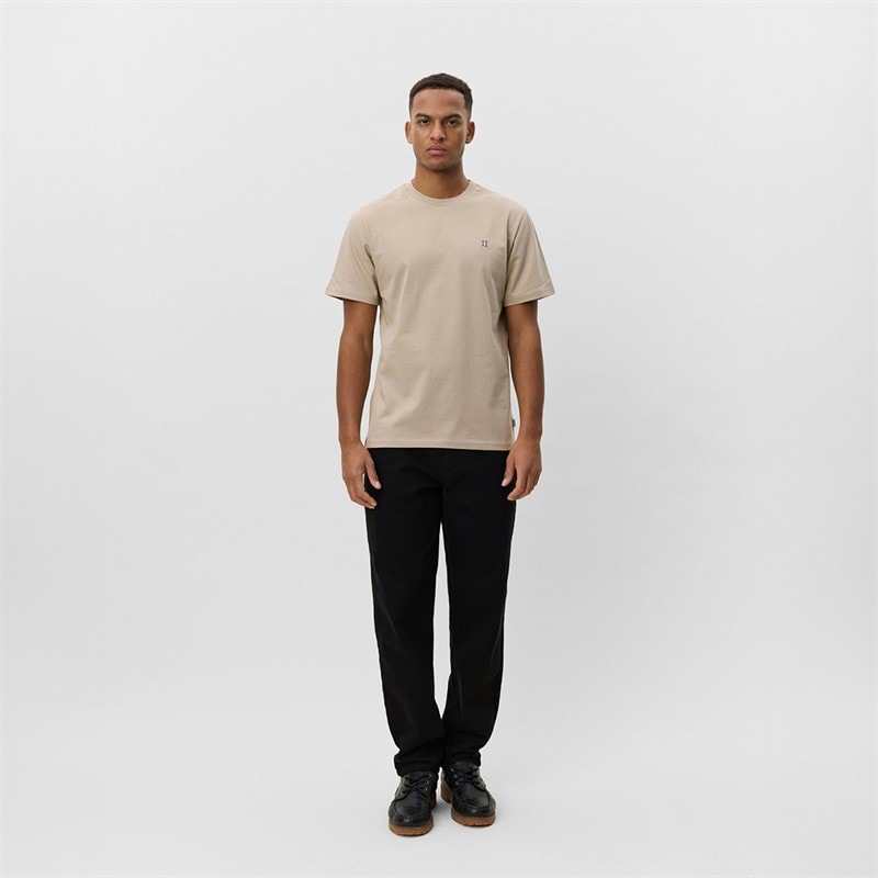 Les Deux Herre Core Kontrast T-shirt Dark Sand - Billede 4