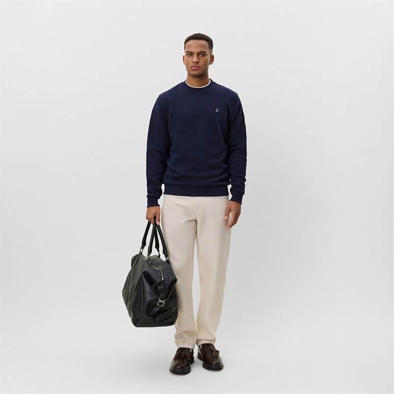 Les Deux Herre Core Kontrast Sweatshirt Dark Navy - Billede 4