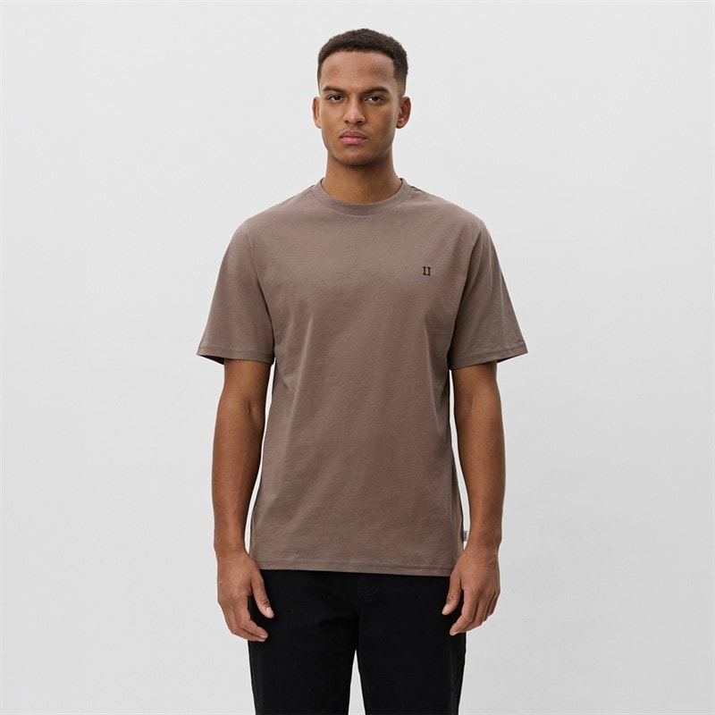 Les Deux Herre Core Kontrast T-shirt Mountain Grey Brown