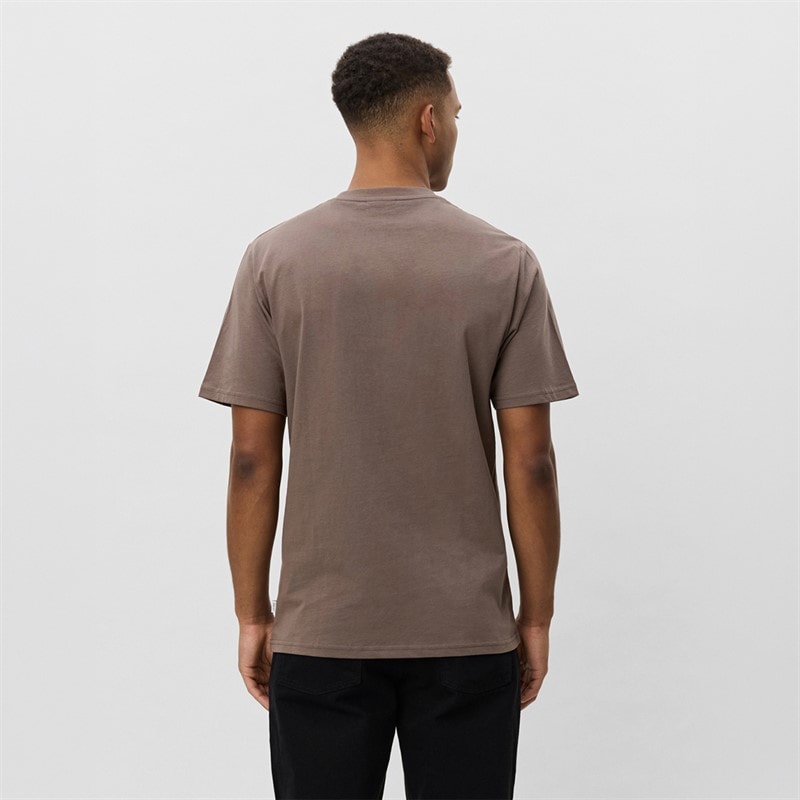 Les Deux Herre Core Kontrast T-shirt Mountain Grey Brown - Billede 2