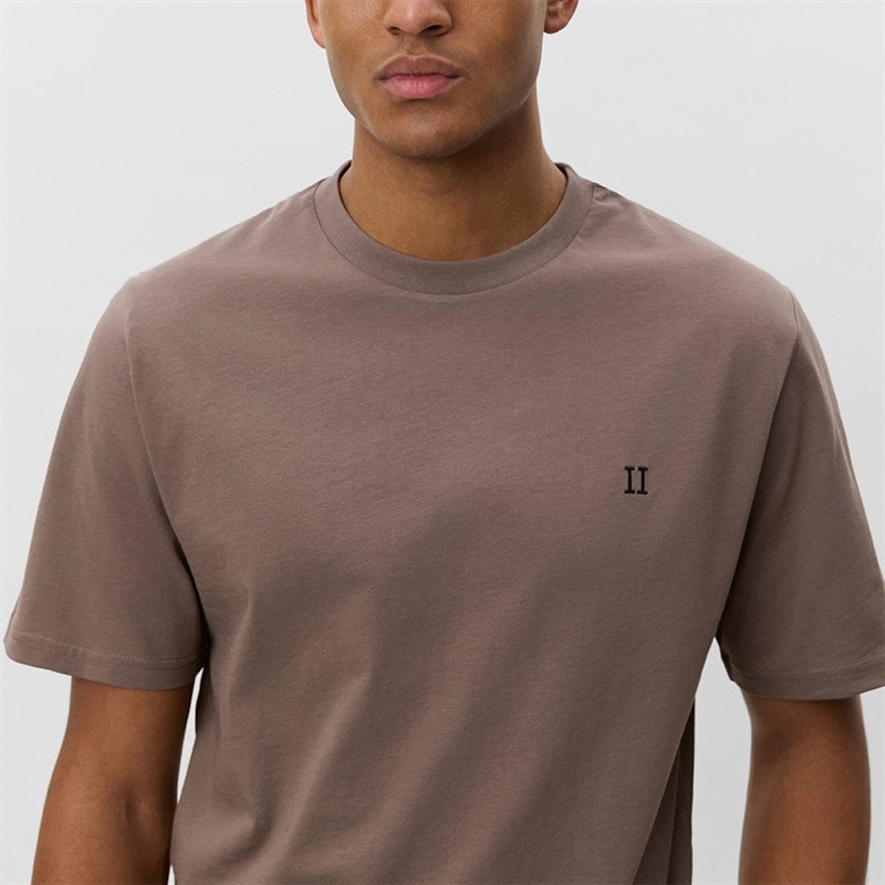 Les Deux Herre Core Kontrast T-shirt Mountain Grey Brown - Billede 3