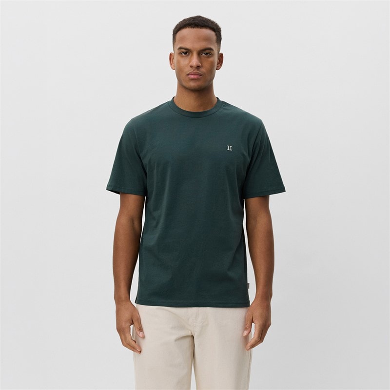 Les Deux Herre Core Kontrast T-shirt Pine Green