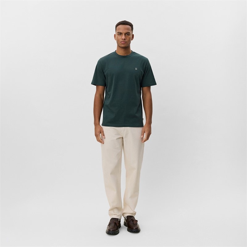 Les Deux Herre Core Kontrast T-shirt Pine Green - Billede 4