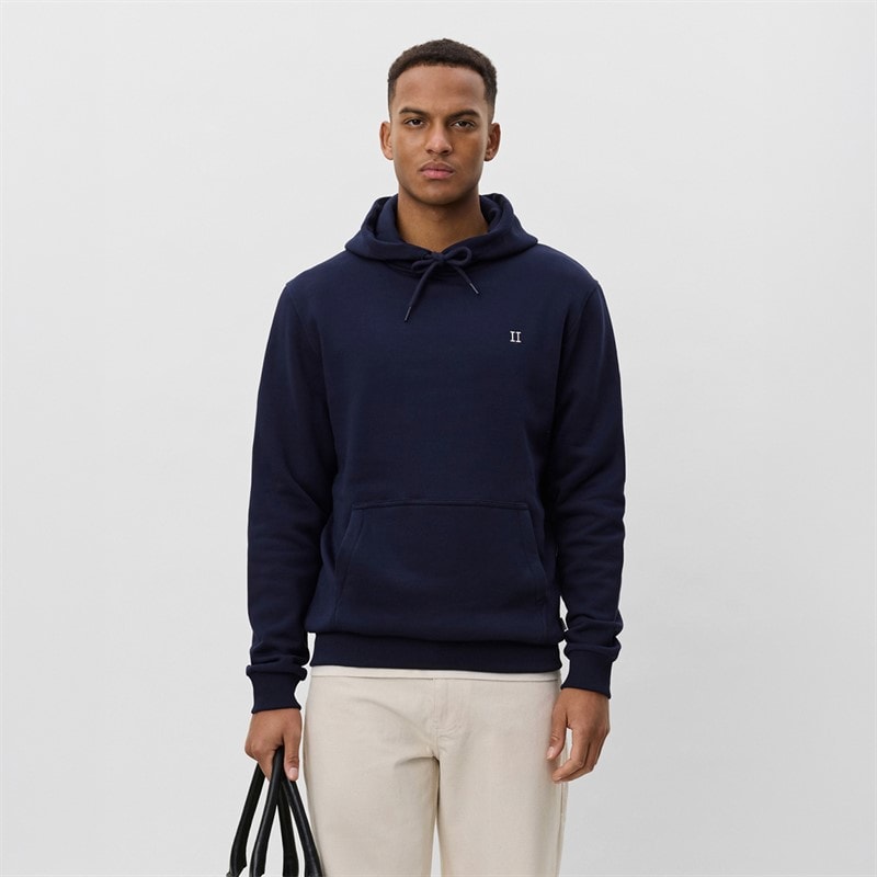 Les Deux Herre Core Kontrast Hættetrøje Dark Navy