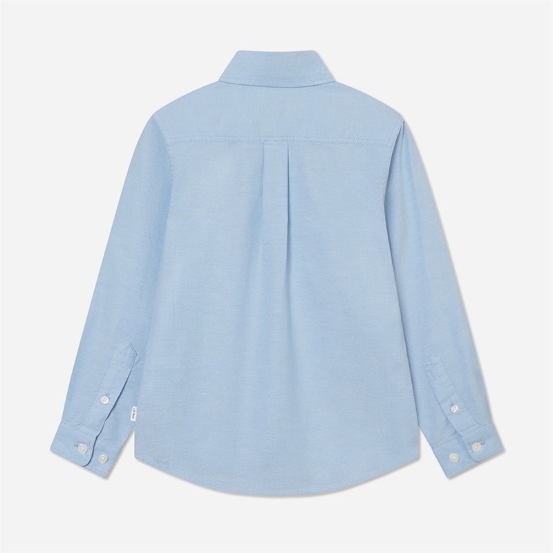 Les Deux Drenge Konrad Kontrast Oxford Skjorte Light Blue - Billede 2