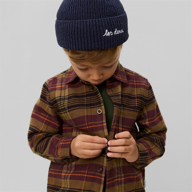 Les Deux Drenge Lennon Tern Overshirt Fudge - Billede 3