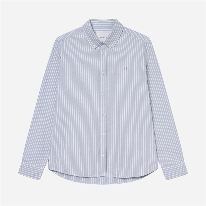 Les Deux Herre Konrad Stribet Oxford Skjorte Allure