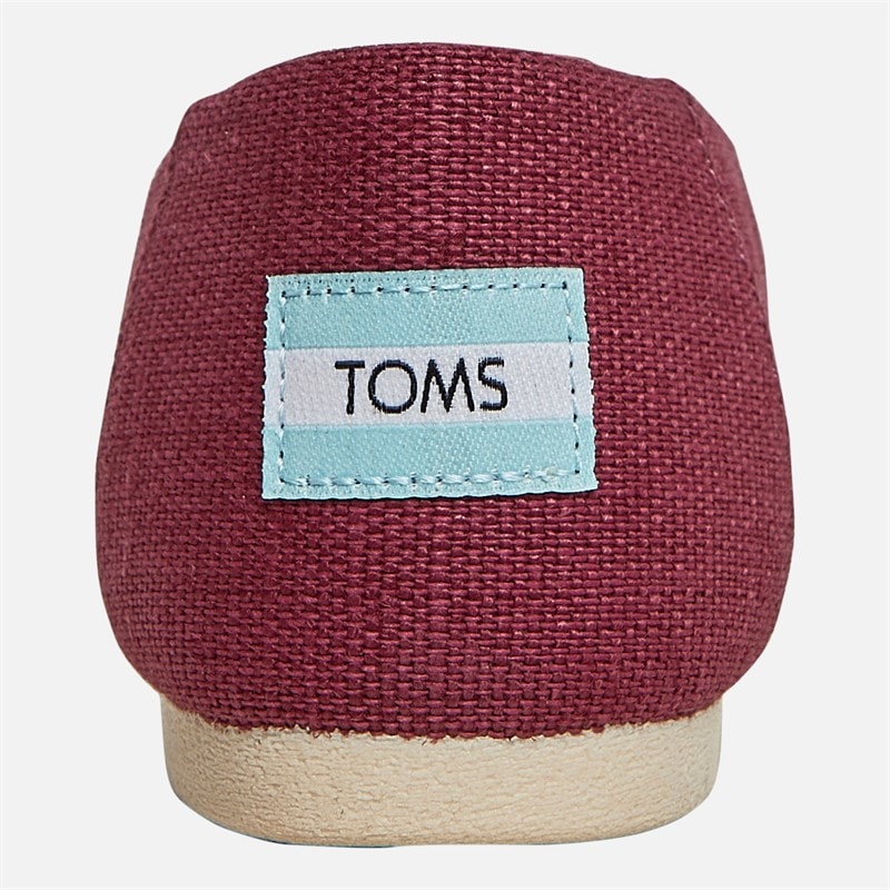 TOMS Dame Canvas Alpargata Espadrilles Mørk Blomme - Billede 3