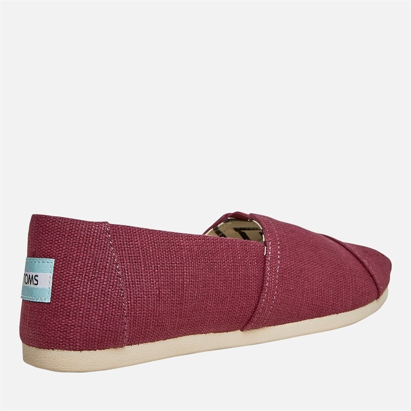 TOMS Dame Canvas Alpargata Espadrilles Mørk Blomme - Billede 5