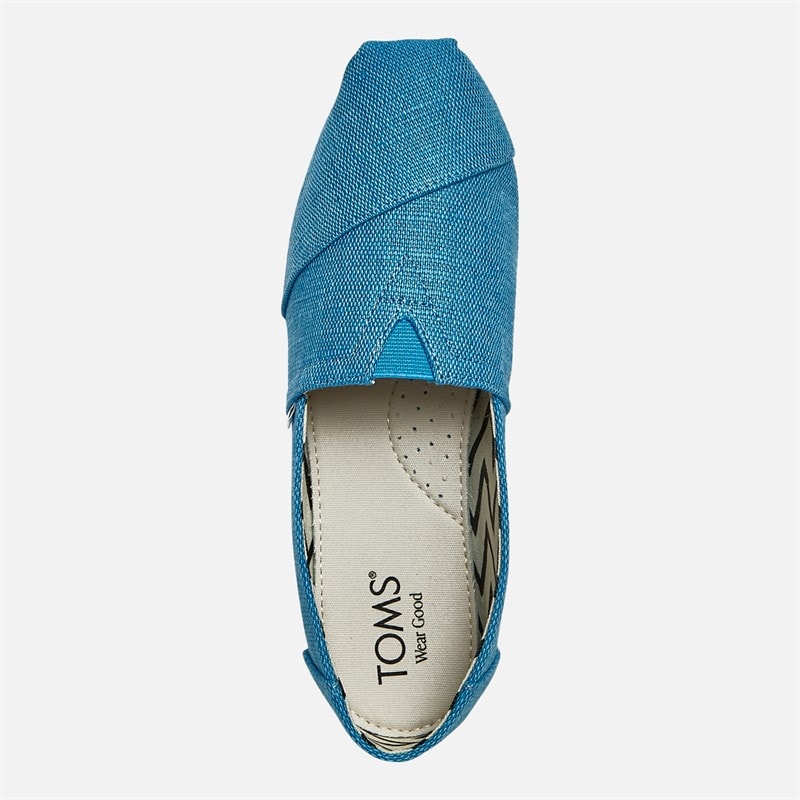 TOMS Espadriller i lærred til kvinder Island Blå - Billede 4
