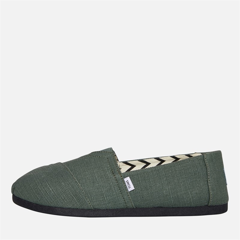 TOMS Herre Canvas Alpargata Espadriller Medium Green - Billede 1