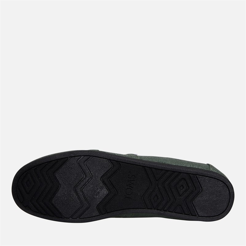 TOMS Herre Canvas Alpargata Espadriller Medium Green - Billede 2