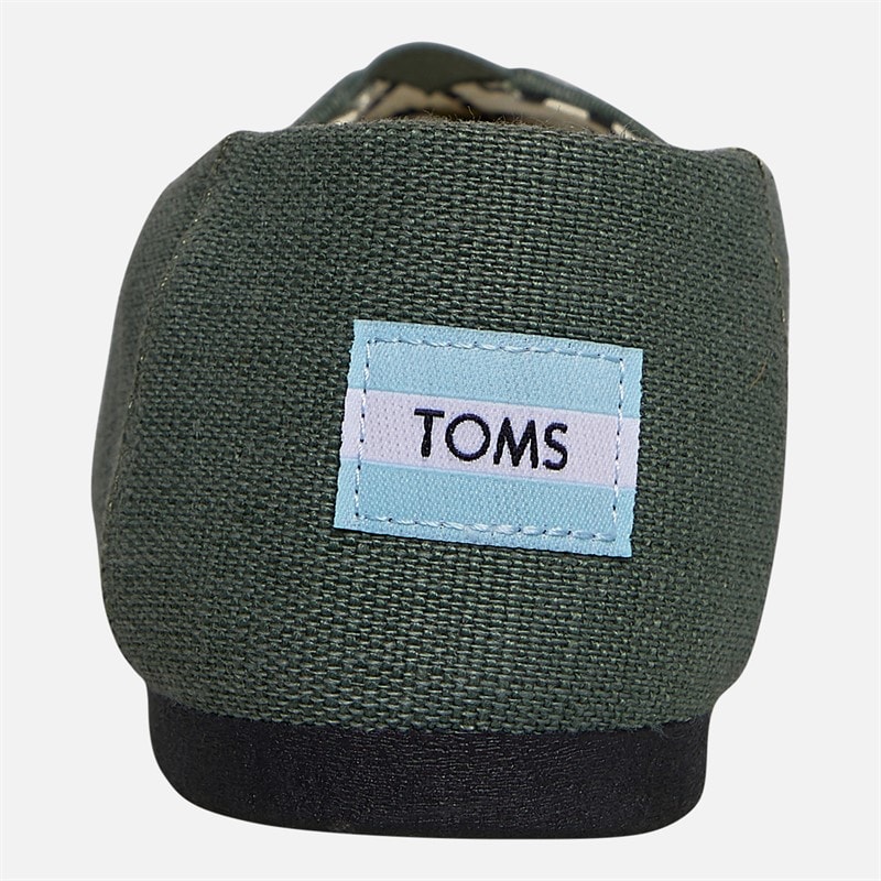 TOMS Herre Canvas Alpargata Espadriller Medium Green - Billede 3