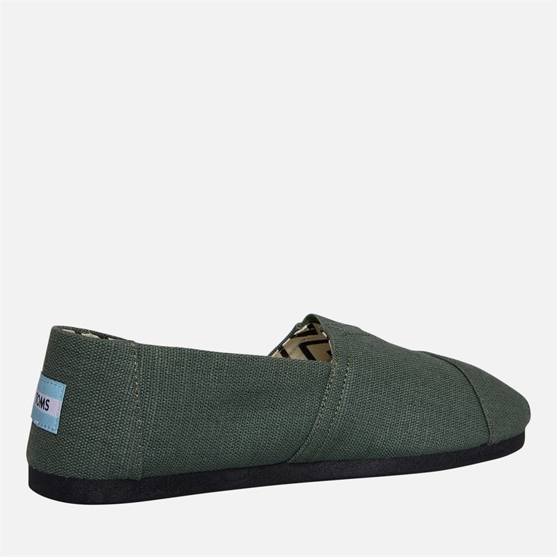 TOMS Herre Canvas Alpargata Espadriller Medium Green - Billede 5