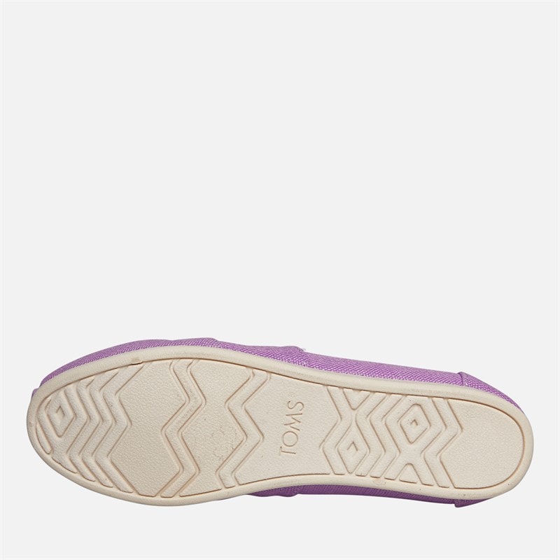 TOMS Dame canvas alpargata espadriller Lilla - Billede 2