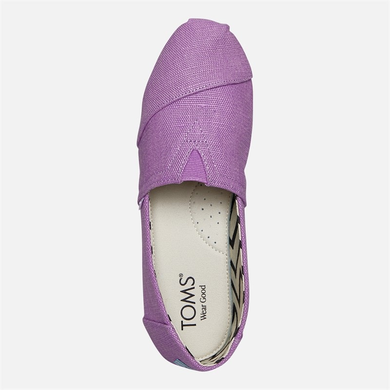 TOMS Dame canvas alpargata espadriller Lilla - Billede 4
