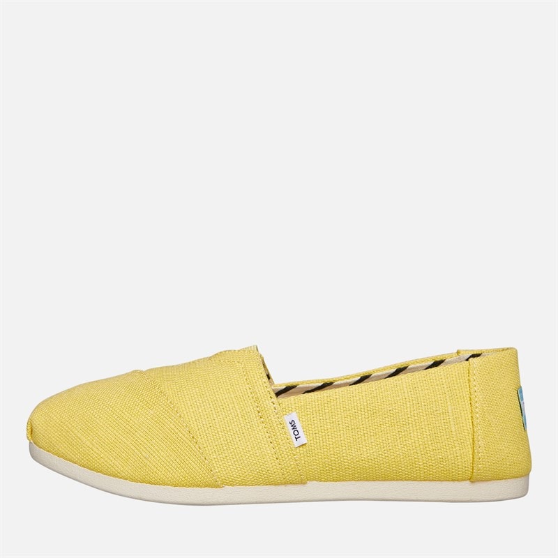 TOMS Dame Canvas Alpargata Espadriller Gul