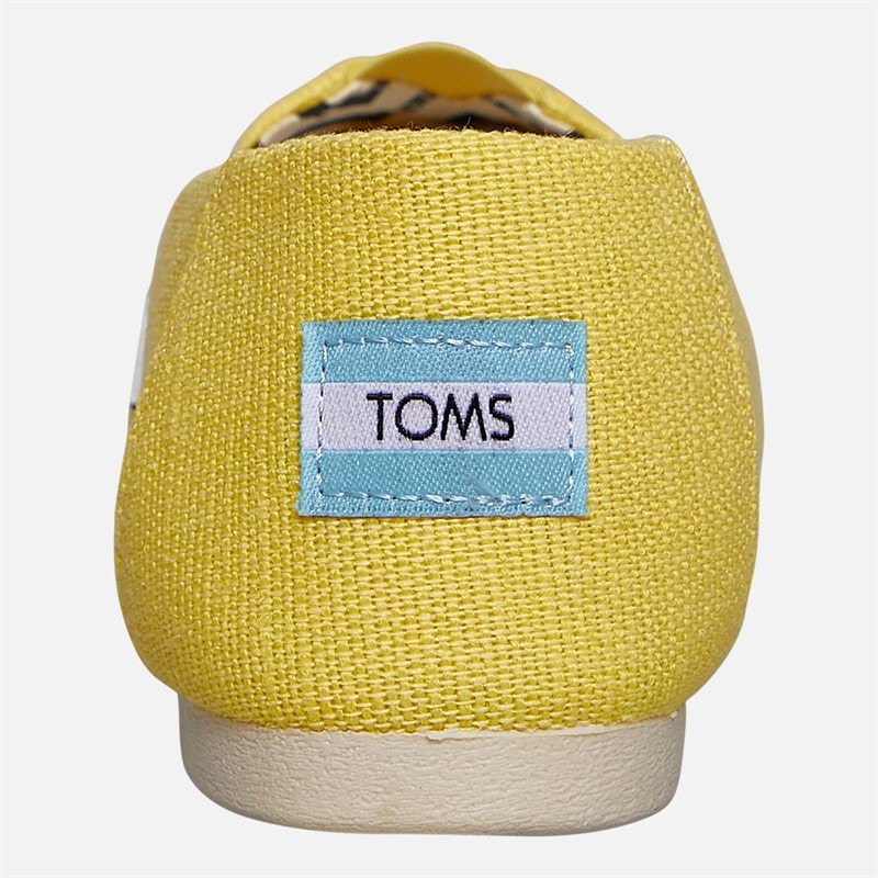 TOMS Dame Canvas Alpargata Espadriller Gul - Billede 3
