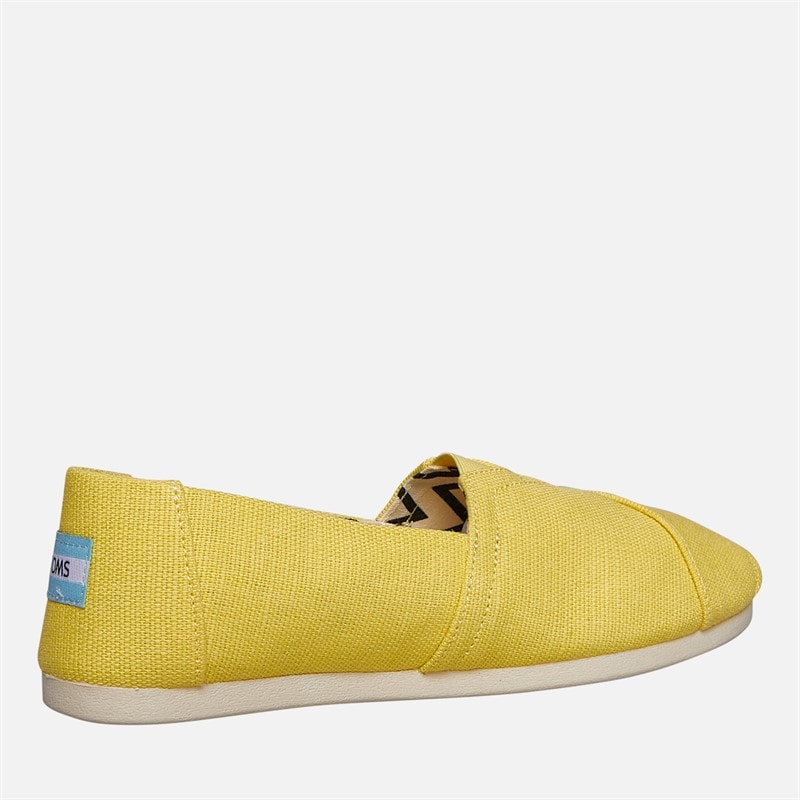 TOMS Dame Canvas Alpargata Espadriller Gul - Billede 5