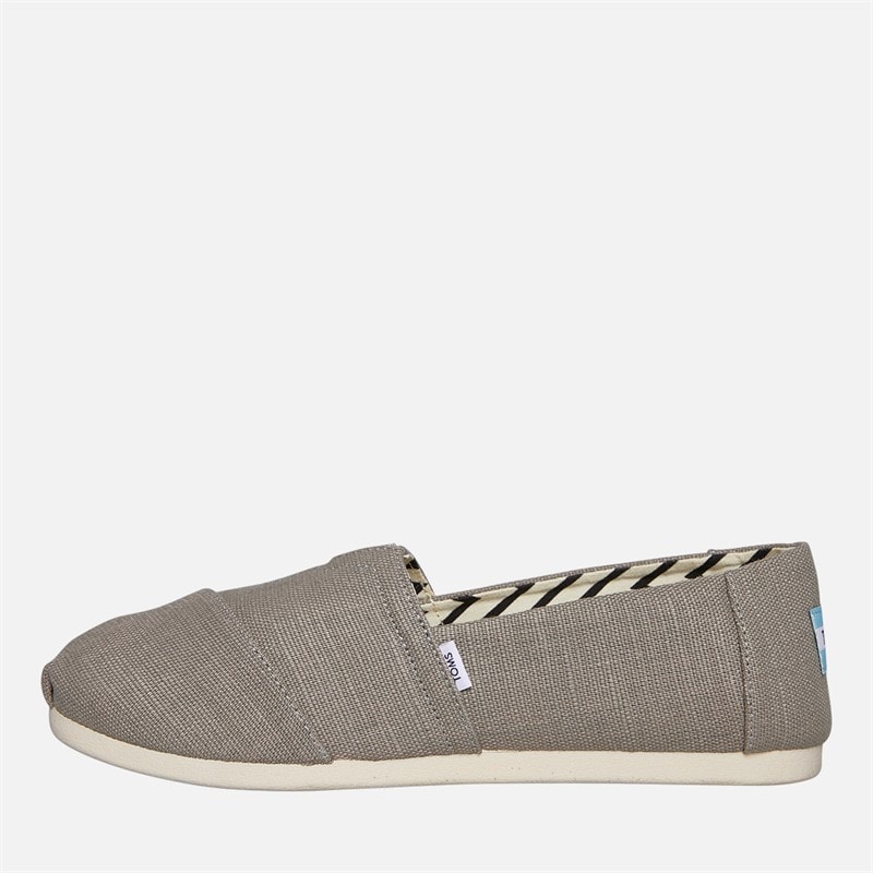 TOMS Herre Canvas Alpargata Espadriller Grå - Billede 1
