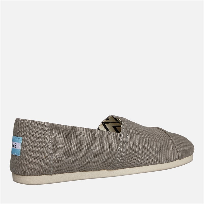 TOMS Herre Canvas Alpargata Espadriller Grå - Billede 5