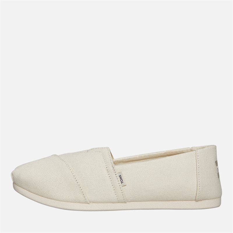 TOMS Dame Canvas Alpargata Espadriller Cream - Billede 1