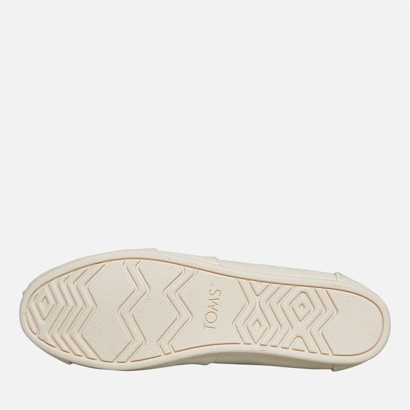 TOMS Dame Canvas Alpargata Espadriller Cream - Billede 2