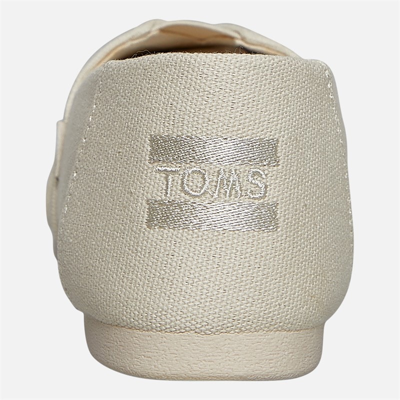 TOMS Dame Canvas Alpargata Espadriller Cream - Billede 3