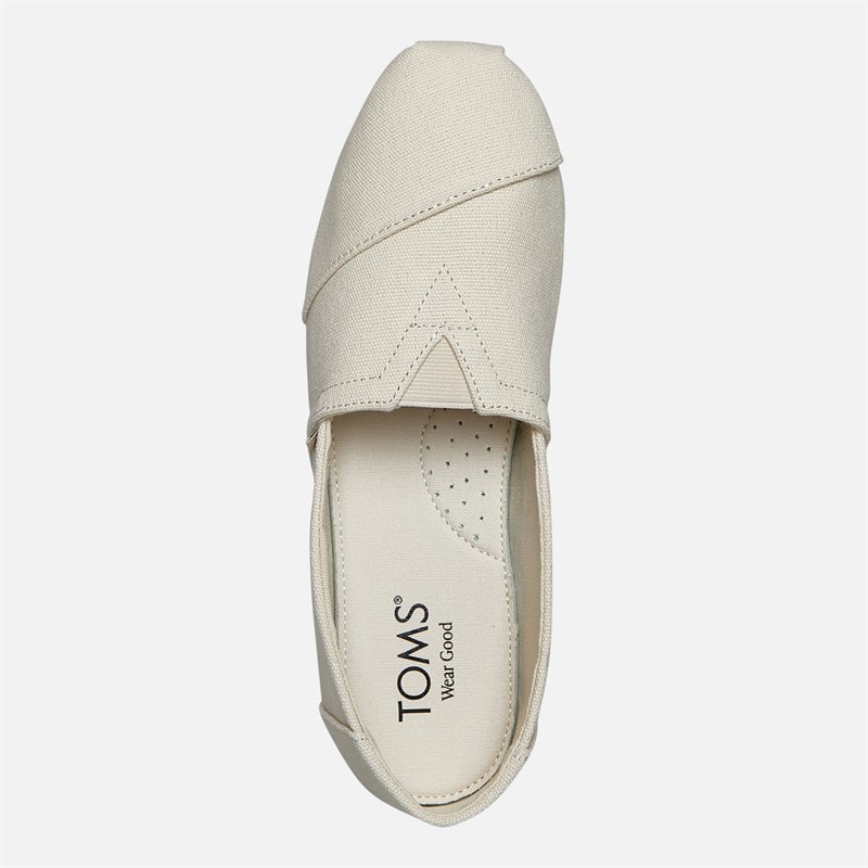 TOMS Dame Canvas Alpargata Espadriller Cream - Billede 4