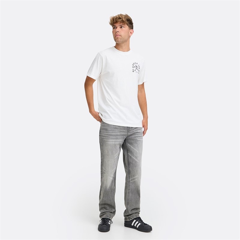 Solid Herre Denim Jeans Grå Denim - Billede 4