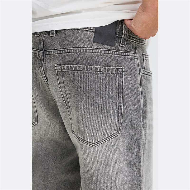 Solid Herre Denim Jeans Grå Denim - Billede 5