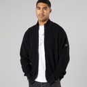 Solid Herre strik cardigan True Black