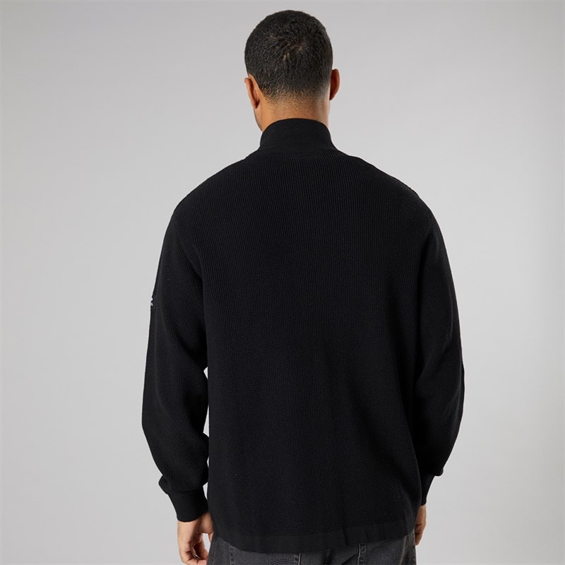Solid Herre strik cardigan True Black - Billede 2