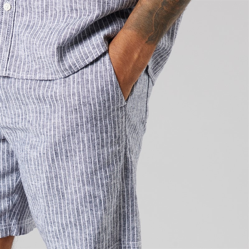 Solid Herre Shorts True Black Melange - Billede 3