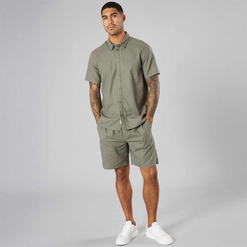 Solid Herre Shorts Dusty Olive - Billede 3