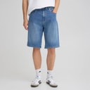Solid Herre Sdjeni Denim Shorts Middle Vintage Blue Denim