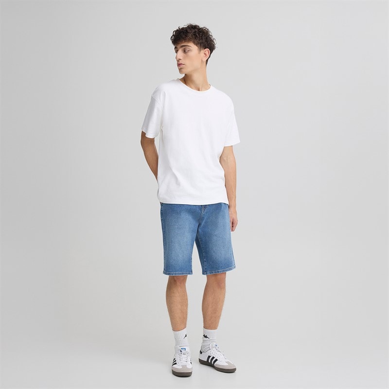 Solid Herre Sdjeni Denim Shorts Middle Vintage Blue Denim - Billede 4