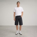 Solid Herre Sdomidt Løstsiddende Denim Shorts Grey Denim