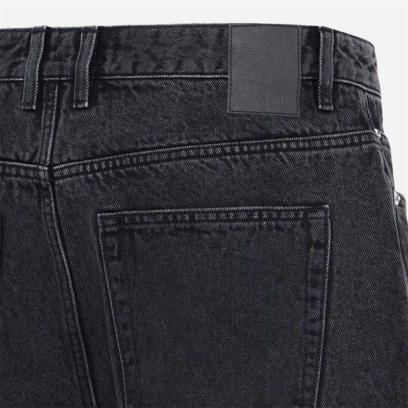 Solid Herre Sdomidt Løstsiddende Denim Shorts Grey Denim - Billede 4