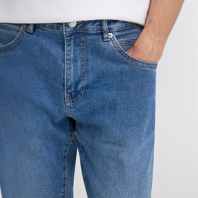 Solid Herre Sdryder Denim Jeans Middle Vintage Blue Denim - Billede 5