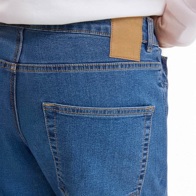 Solid Herre Sdryder Denim Jeans Middle Blue Denim - Billede 3