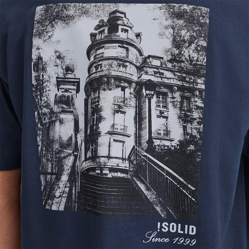 Solid Herre Bil T-shirt Insignia Blue - Billede 5