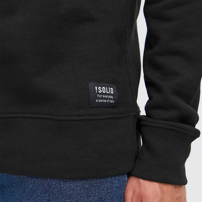 Solid Herre Dix Hættetrøje True Black - Billede 5