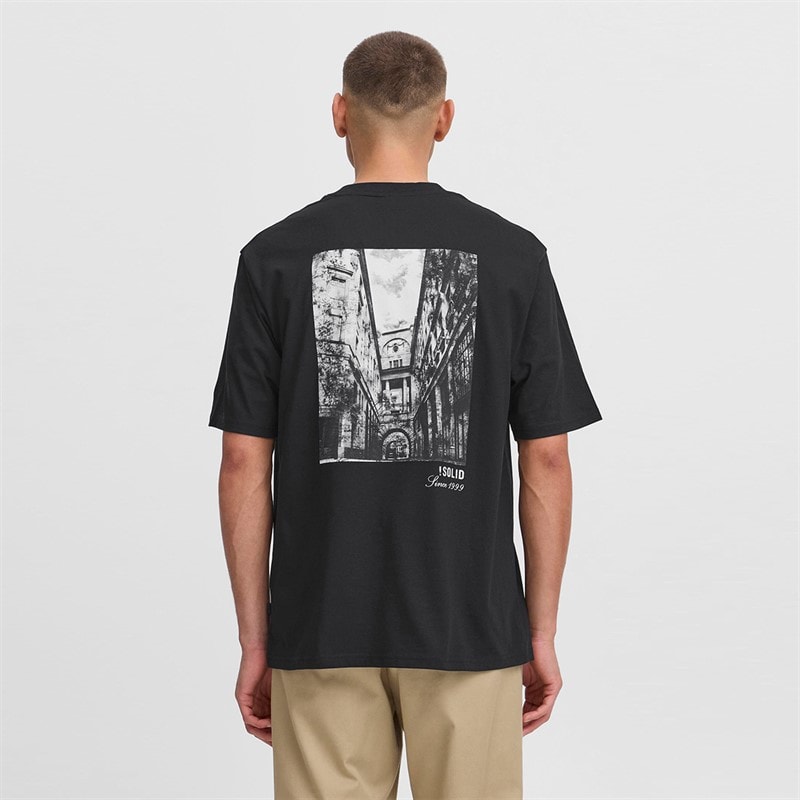 Solid Herre Bil T-shirt True Black - Billede 1