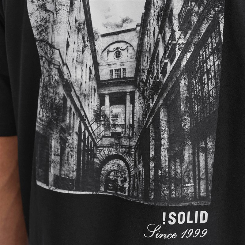 Solid Herre Bil T-shirt True Black - Billede 5