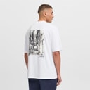 Solid Herre Bil T-shirt Hvid