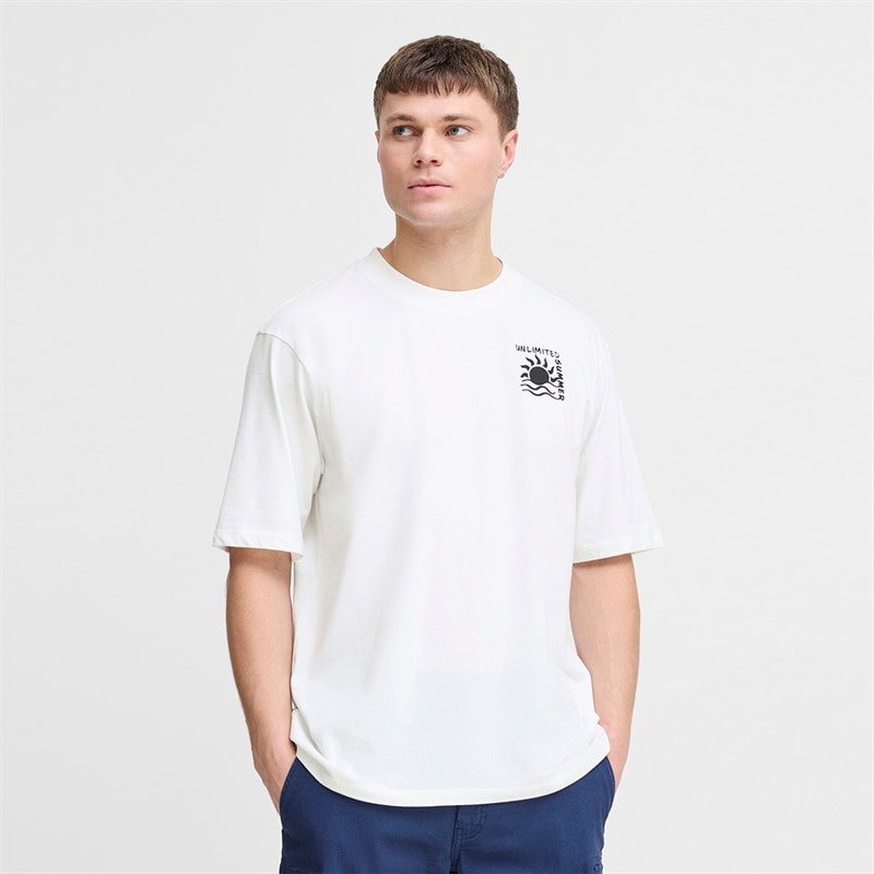 Solid Herre Daniel T-shirt Hvid - Billede 2